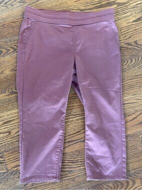 New York & Company Soho High Waist Cropped Legging - Dusty Rose